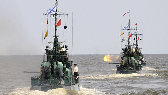 Корабли Каспийского флота РФ провел около 50 учений в ходе похода