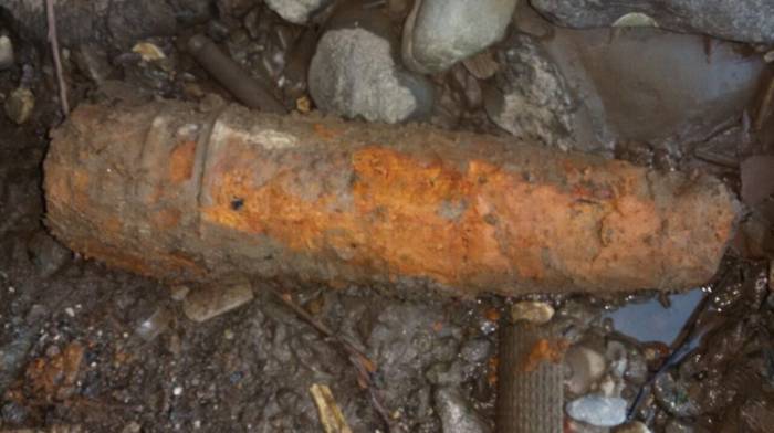 Артиллерийский снаряд обнаружен в Геранбое