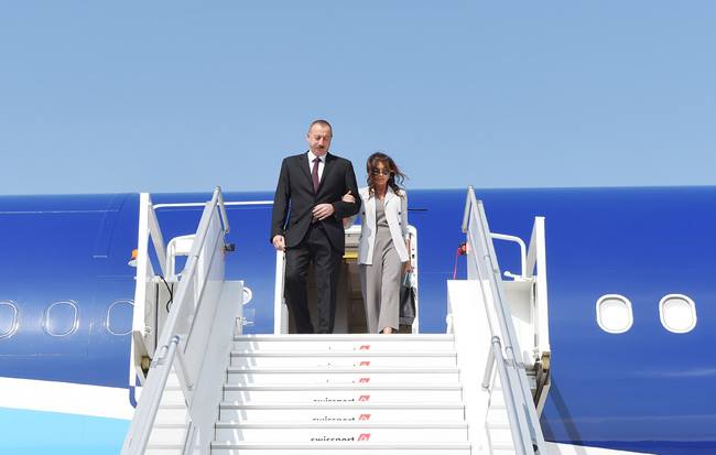 Президент Азербайджана и его супруга в США (ФОТО)
