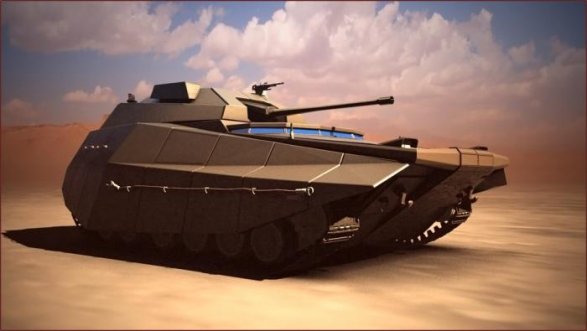 Израиль представил четырехтонный беспилотный танк