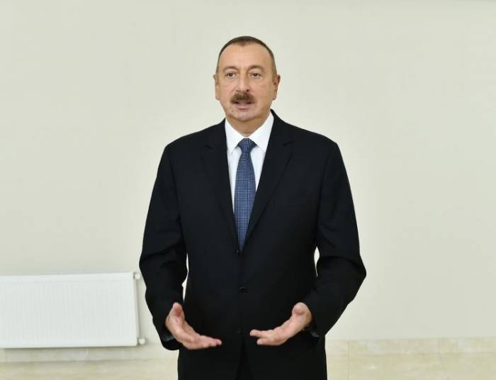 Президент Азербайджана: “Нашей целью является дальнейшее усиление местного производства"