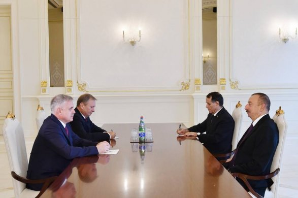 Глава Совбеза Беларуси на переговорах с Ильхамом Алиевым