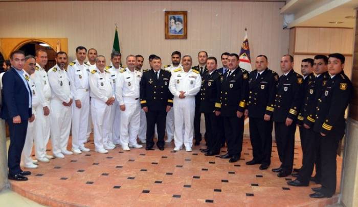 Начался визит азербайджанских моряков в Иран (ФОТО)
