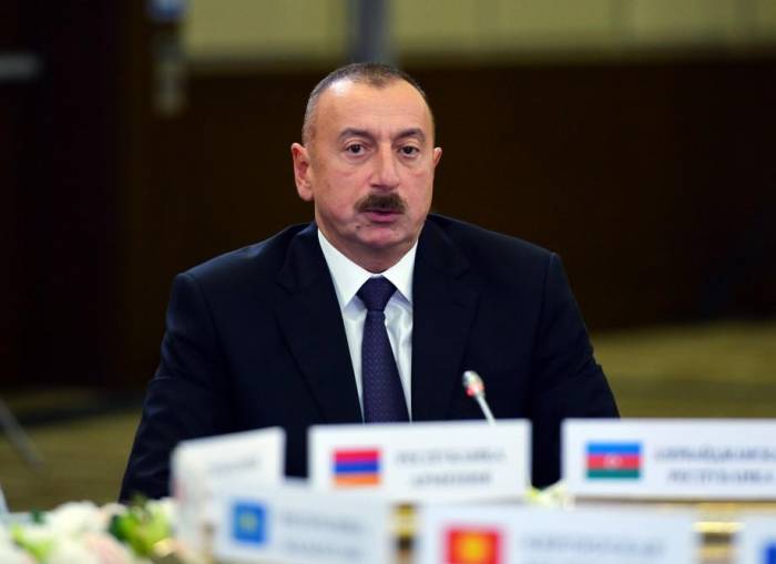 Ильхам Алиев о вопросах гуманитарного характера