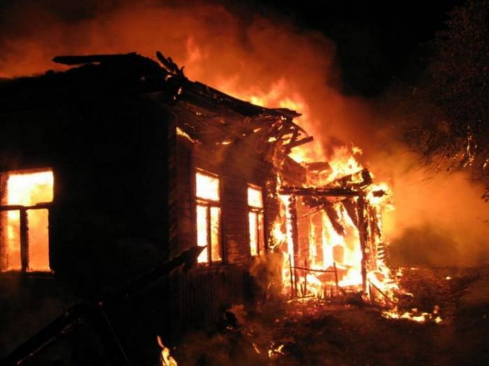 Пожар в доме бывшего главы ИВ Агдама