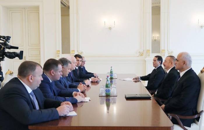 Ильхам Алиев принял украинскую делегацию (ОБНОВЛЕНО)