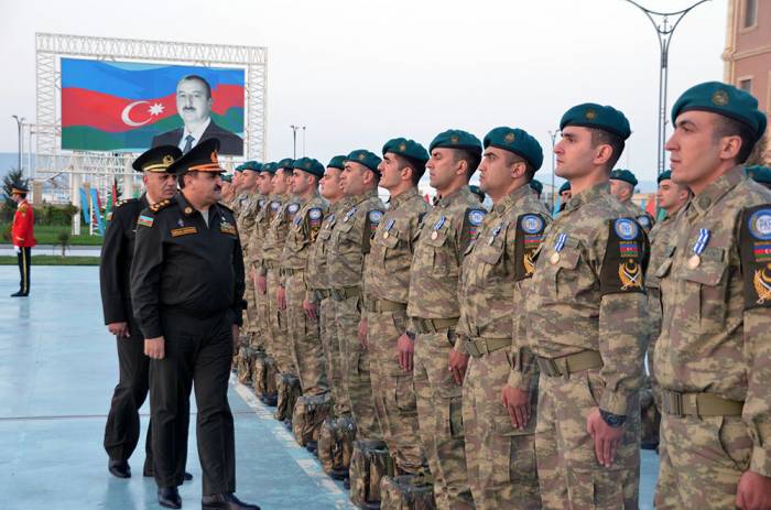Азербайджанские миротворцы вернулись из Афганистана (ФОТО)