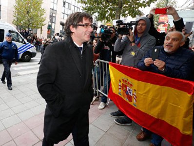Испанский суд выдаст европейский ордер на арест Пучдемона