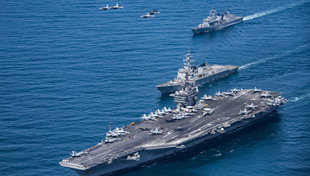 Три авианосца ВМС США проведут учения в Тихом океане