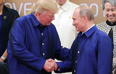 Путин встретился с Трампом