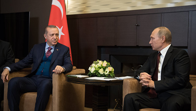 Песков назвал темы переговоров Путина и Эрдогана