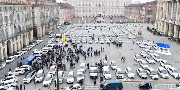 В Италии проходит очередная забастовка таксистов