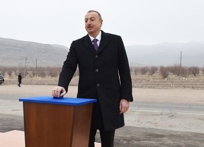 Ильхам Алиев в Сабирабадском районе - ФОТО (ОБНОВЛЕНО)