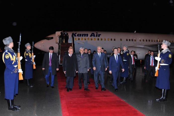 Президент Афганистана прибыл с рабочим визитом в Азербайджан - ФОТО