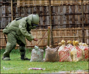 В Потсдаме обнаружена самодельная взрывчатка