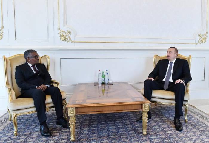 Ильхам Алиев принял верительные грамоты посла Судана - ОБНОВЛЕНО