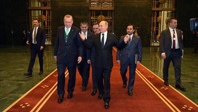 Путин о позитивном вкладе Турции в примирение сторон в Сирии