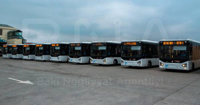 В Баку завезены новые автобусы - ФОТО