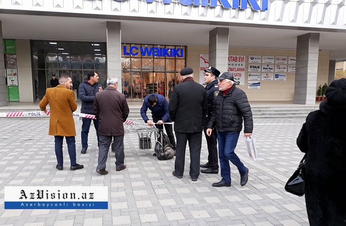 Сообщение о бомбе в ж/д вокзале Баку - ФОТО