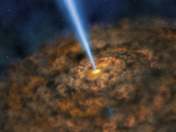 Астрономы разглядели загадочную нить в самом центре Галактики