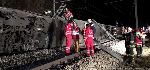 Столкновение поездов в Австрии