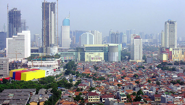 В Джакарте рухнуло здание фондовой биржи