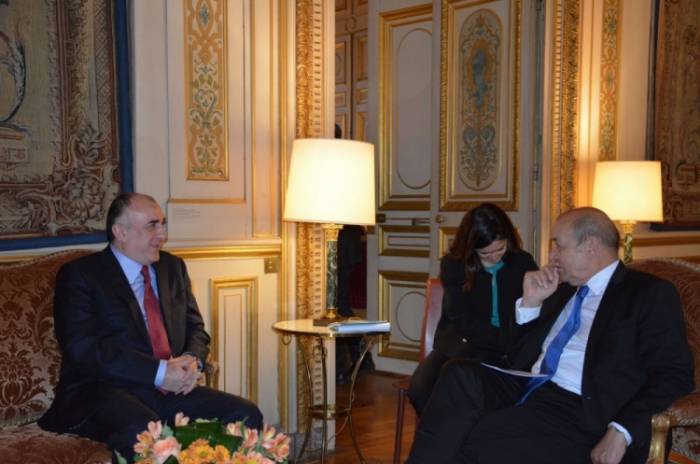 Глава МИД Азербайджана встретился с французским коллегой