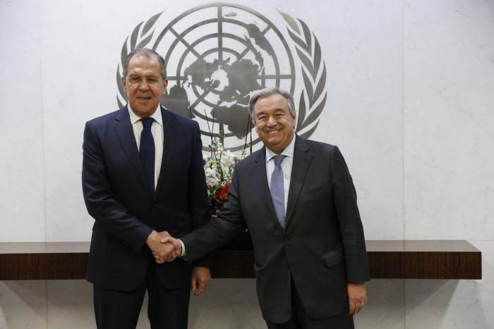 Глава МИД России встретился с генсеком ООН