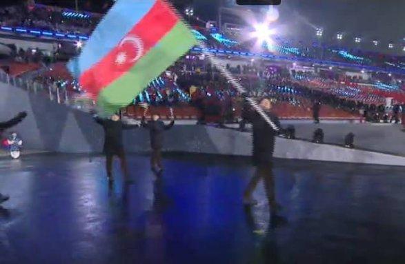 Патрик Брахнер пронес флаг Азербайджана на открытии Олимпиады