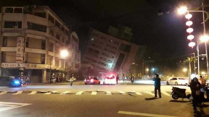 Землетрясение на Тайване привело к гибели 17 человек