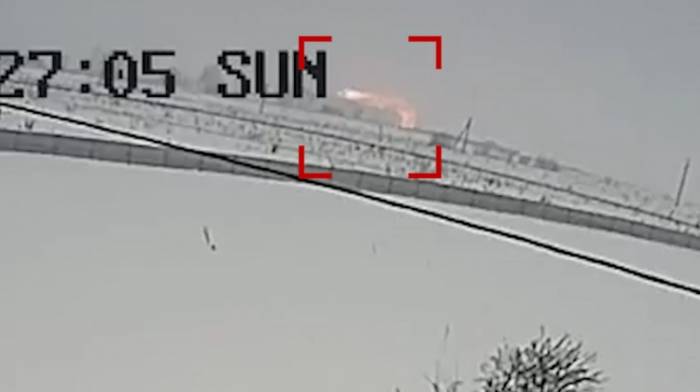 Крушение Ан-148 попало в объектив камеры - ВИДЕО