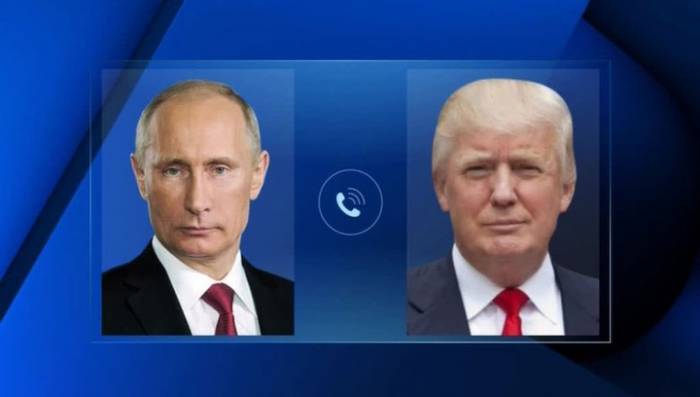 Путин провeл телефонный разговор с Трампом