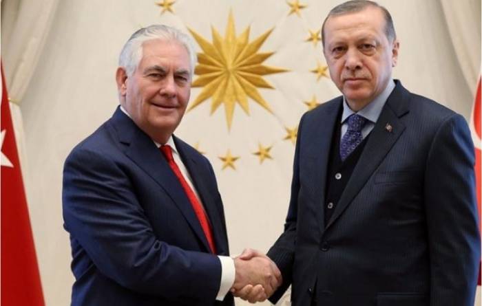 В Анкаре прошла встреча между Тиллерсоном и Эрдоганом