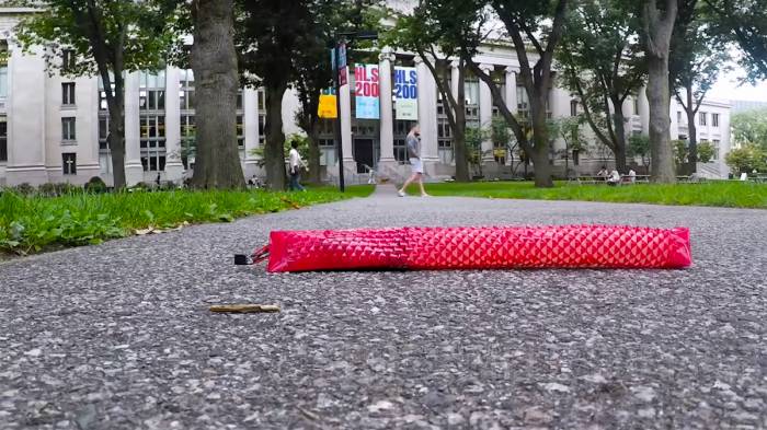 В Гарварде сделали чешуйчатого робота-змею - ВИДЕО