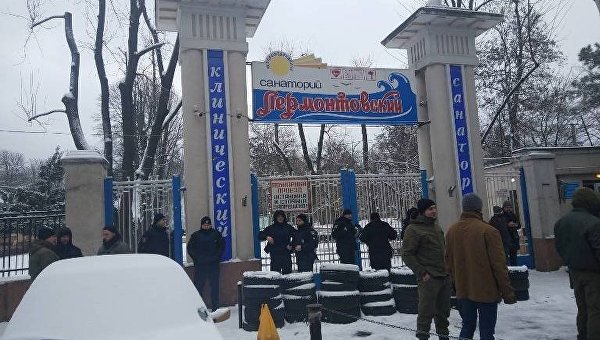 В центре Одессы неизвестные захватили санаторий