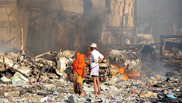 Взрыв в Сомали: 38 погибших
