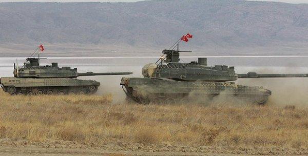 ВС Турции используют новую систему бронирования танков в Сирии