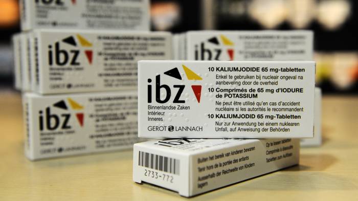 В Бельгии на случай ядерной катастрофы раздают таблетки с йодом