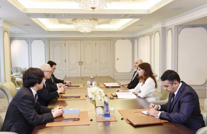Мехрибан Алиева встретилась с советником премьер-министра Японии - ФОТО