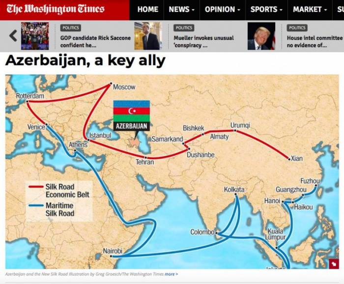 The Washington Times: Азербайджан - ключевой союзник