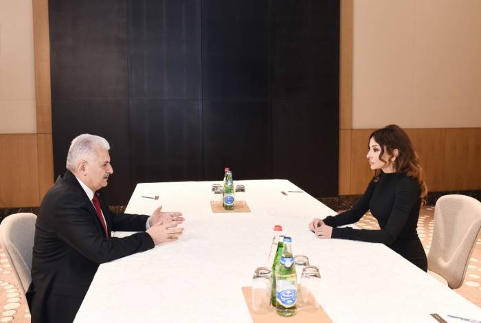 Мехрибан Алиева встретилась с премьер-министром Турции