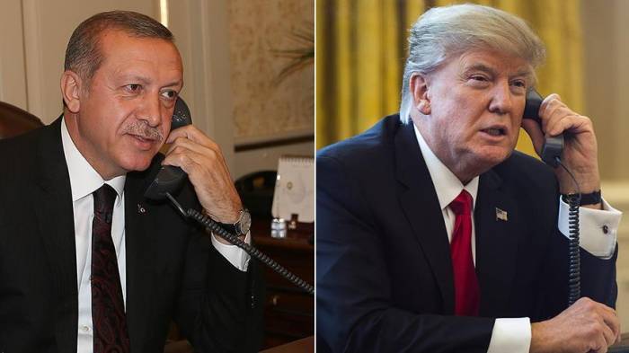 Эрдоган провёл телефонный разговор с президентом США