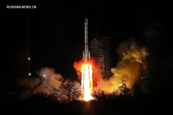 Китай успешно запустил два навигационных спутника "Бэйдоу-3" - ФОТО
