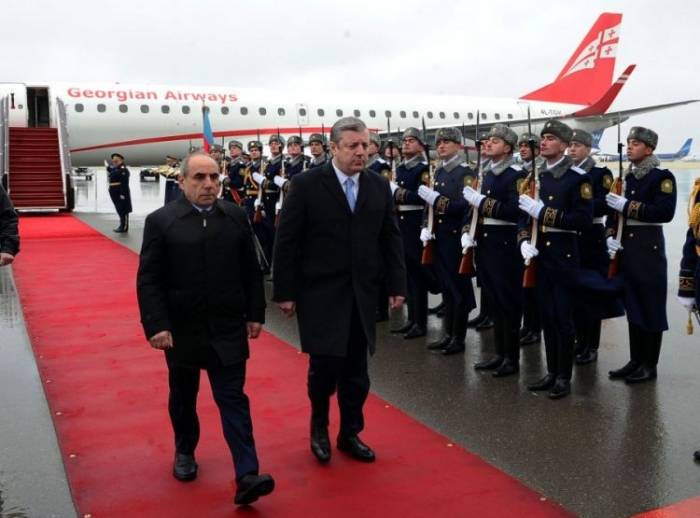 В Азербайджан с официальным визитом прибыл премьер-министр Грузии
