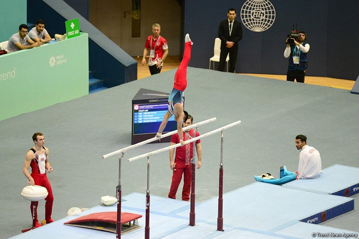 В Баку стартовали соревнования Кубка мира по спортивной гимнастике