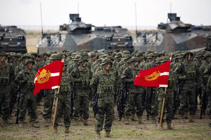 Новое амфибийное подразделение Сил самообороны Японии начало выполнять свои обязанности
