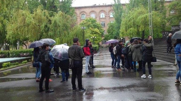 В Армении студенты объявили забастовку
