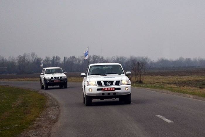 Проведен мониторинг на границе Азербайджан-Армения 