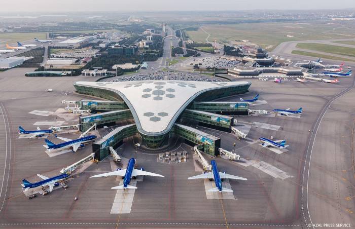 Уникальные кадры Международного аэропорта Гейдар Алиев - ФОТО