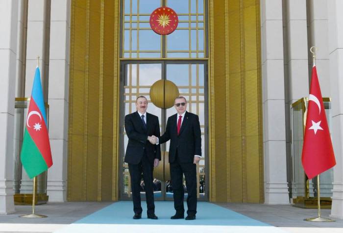 В Анкаре состоялась церемония официальной встречи Президента Ильхама Алиева - ФОТО 